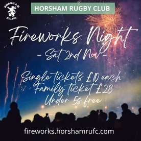 Horsham Rugby Club Fireworks!