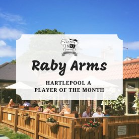 Joe McDonnell named Raby Arms Hartlepool A Player of the Month