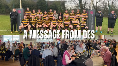 A Message From Des - DoR and Head Coach