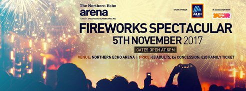 Aldi Darlington Fireworks Spectacular – Sunday 5th November