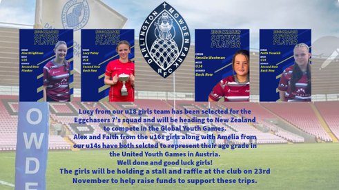 DMP Girls Selected for EggChaser 7s