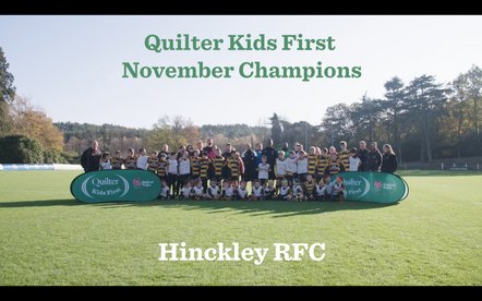 Quilter Kids First Champions winner – November: Hinckley RFC