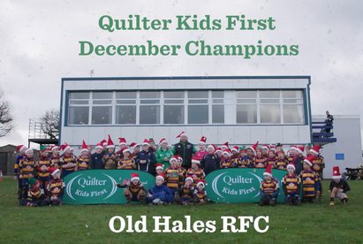 Quilter Kids First Champions winner – December: Old Hales RFC