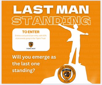 Last Man Standing Competition ….. now taking entries for Round 2