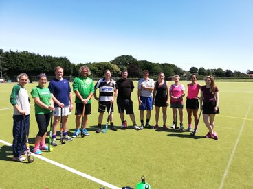 Meet North Norfolk Hockey Club's new coaches.  All 11 of them!!!
