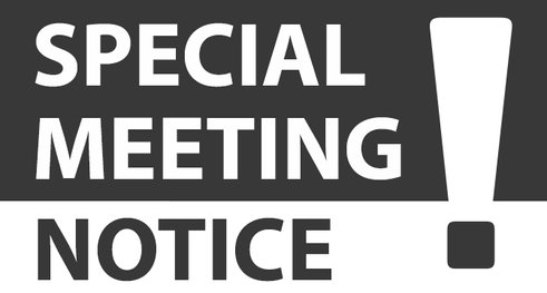 Notice of Special General Meeting of Alcester & Ragley Park Cricket Club