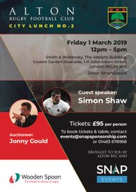 Alton RFC City Fundraising Lunch 2019