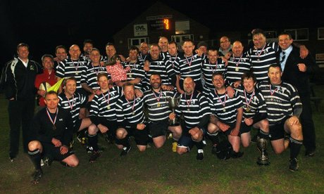 Chinnor Vets outclass their plucky Harwell counterparts to make it a hat-trick of titles and ensure the 2nd senior cup double in 2 seasons!!
