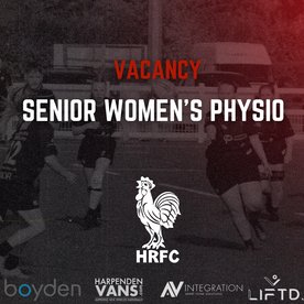 Vacancy: Senior Women's Physio