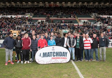 Walsall U15's Day out @ Leicester Tigers v Worcester 30th April 2016