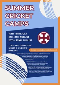 Junior Summer Cricket Camps