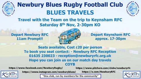 Coach to Keynsham RFC