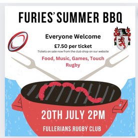 Furies Summer BBQ 20th July 2024