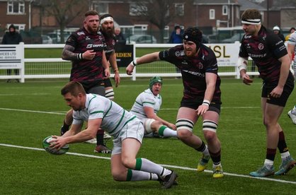 Billingham RUFC 1st team squad 09/03/2024 Sheffield Tigers RUFC