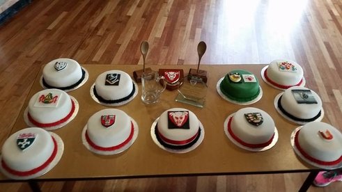 Ladies bring home more silverware... and some cake!!!