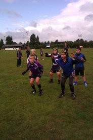 Great training session today in the rain!!