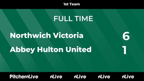 Vics 6 Abbey Hulton Utd 1