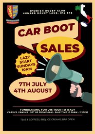 Lazy Car Boot Sales at the Club 7th July & 4th August