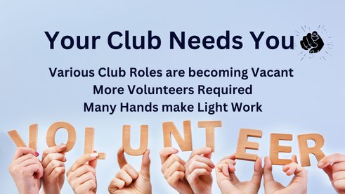 Your Club Needs You