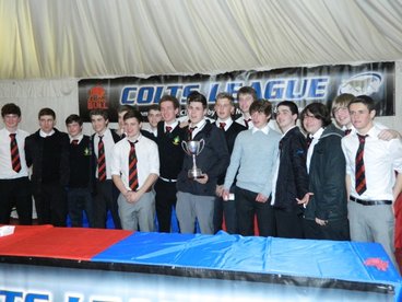 JUNIOR COLTS PRESENTED WITH LEAGUE TROPHY