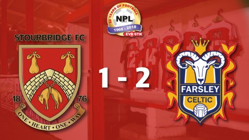 Stourbridge 1-2 Farsley Celtic - Match Report