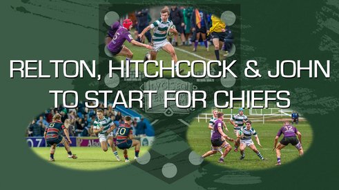 Relton, Hitchcock and John to Start for Chiefs