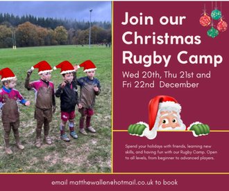 A&C Xmas Rugby Camp: Booking closes Sunday 17th December