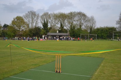 Holybourne Cricket Club's new artificial wicket officially opened