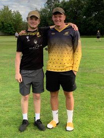 Junior cricket? Completed it mate!  Liam Bulteel and Joe Sheldon play last game for the Finchampstead Youth Section