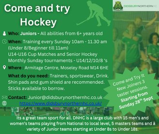 Juniors Come and Try It!