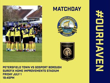 Matchday - Pre Season Kicks Off Tonight At Petersfield