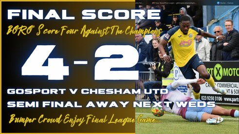 Final Game Final Score - Gosport Score Four