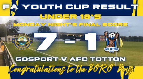 FA Youth Cup - Final Score