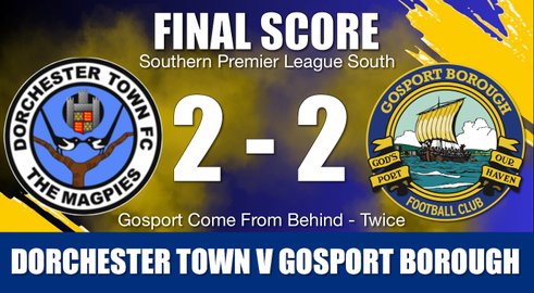 Final Score - All Square After BORO’ Equaliser