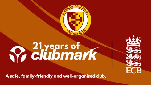 ECB Clubmark - 21 Not Out!