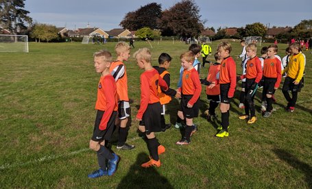 U9's Stepping Up To The challenge of Cup Matches
