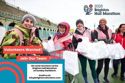 Volunteers wanted at Brighton Half Marathon 2025