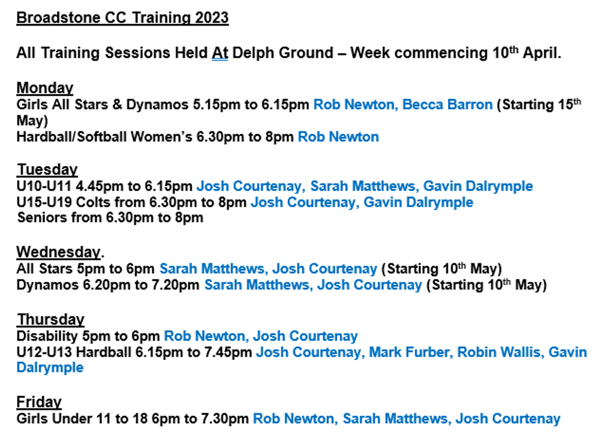 Broadstone Cricket Club