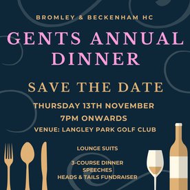 Gents Dinner 2025