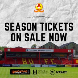 2023/24 season matchday and season tickets announced