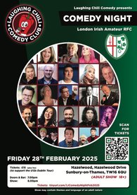 Laughs for a Cause: Comedy Night at London Irish ARFC