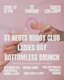 Bottomless Brunch at St Neots Rugby Club