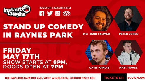 May Comedy Night at The Pavilion SW20