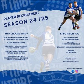New Players Welcome at Kettering Rugby Football Club