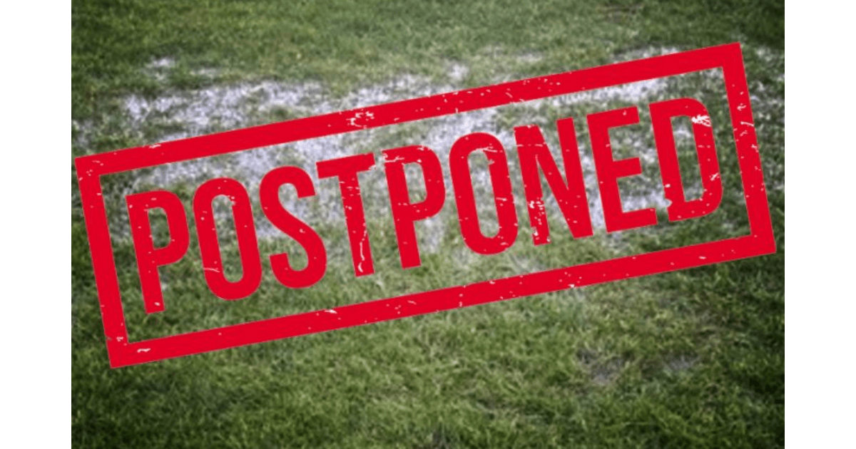 MATCH POSTPONED