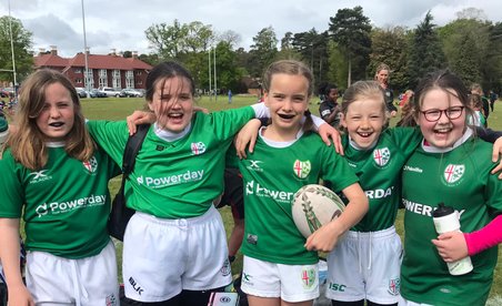 London Irish Amateur Mini Girls do our club proud.