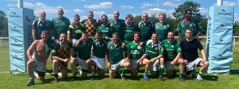 London Irish Amateur Bs (Vets) go marching on.