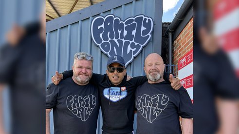 Long Eaton United announce collaboration with local musician Bru-C