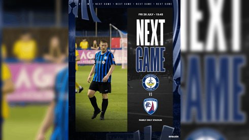 Next up: Chesterfield at home this Friday