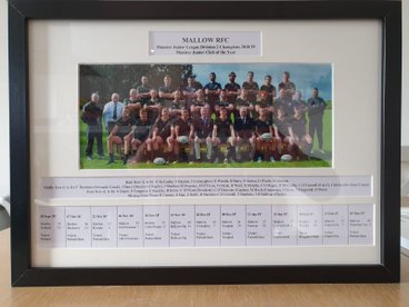 Mallow RFC 1st XV Squad 2018/19 Season
